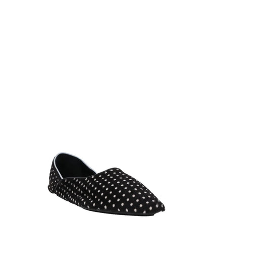 HAIDER ACKERMANN Mens Slip On Shoes Flat Black Leather Polka Dot EU 41 RRP 690 — View 2
