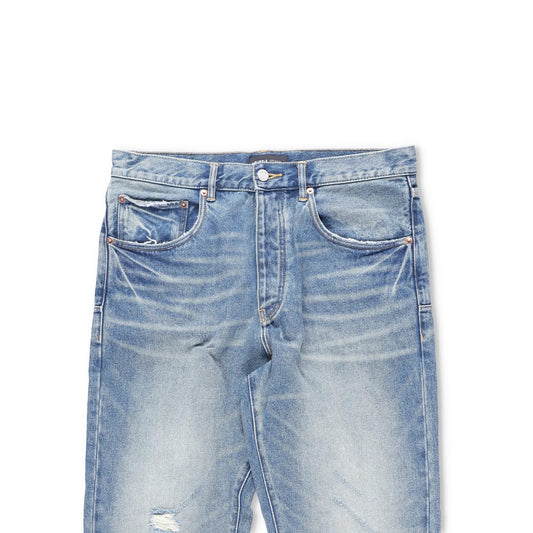 PURPLE BRAND Mens Vintage Knee Slit Blue Straight Leg Jeans Size 34 RRP 325 — View 2