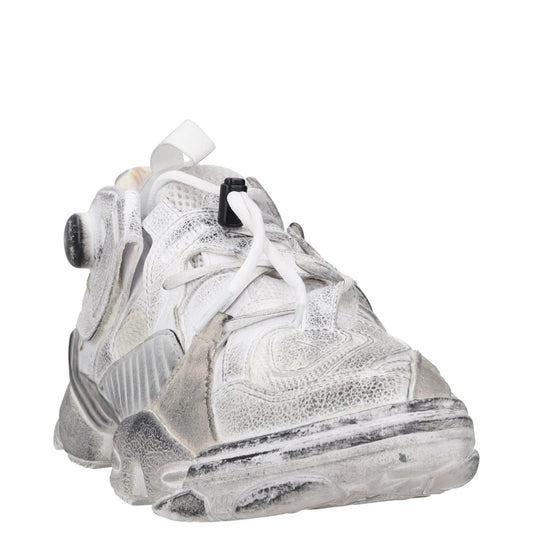REEBOK X VETEMENTS Womens Trainers White Leather Low Top Lace Up UK 5 RRP 300 — View 2