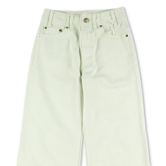 ULLA JOHNSON Womens Elodie Denim Jeans Straight Leg Pistachio Green 23 RRP 435 — View 2