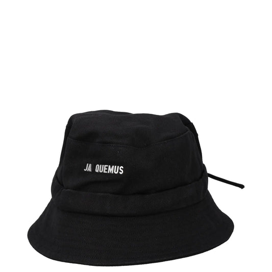 JACQUEMUS Womens Le Bob Gadjo Bucket Hat Black Cotton Logo Size 58 RRP 100 — View 2