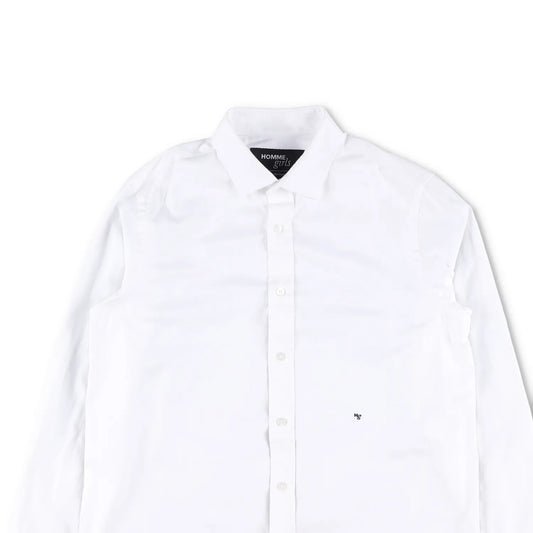 HOMMEGIRLS Womens Classic Shirt Long Sleeves Button-Up White Size M RRP 185 — View 2