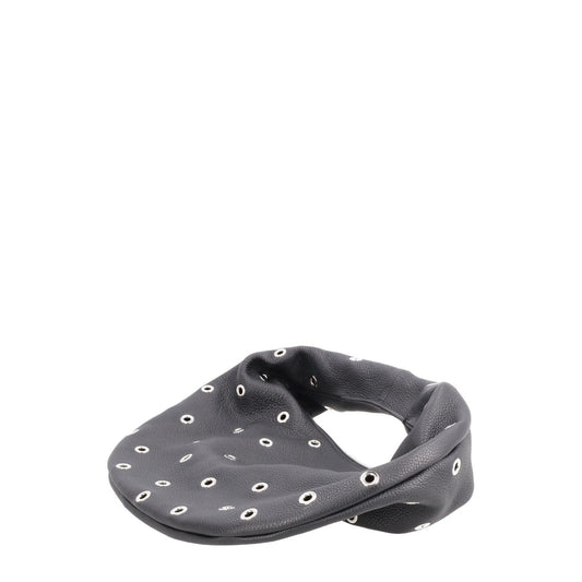 KHAITE Womens Olivia Studded Hobo Medium Shoulder Bag Black Printed OS RRP 1795 — View 2
