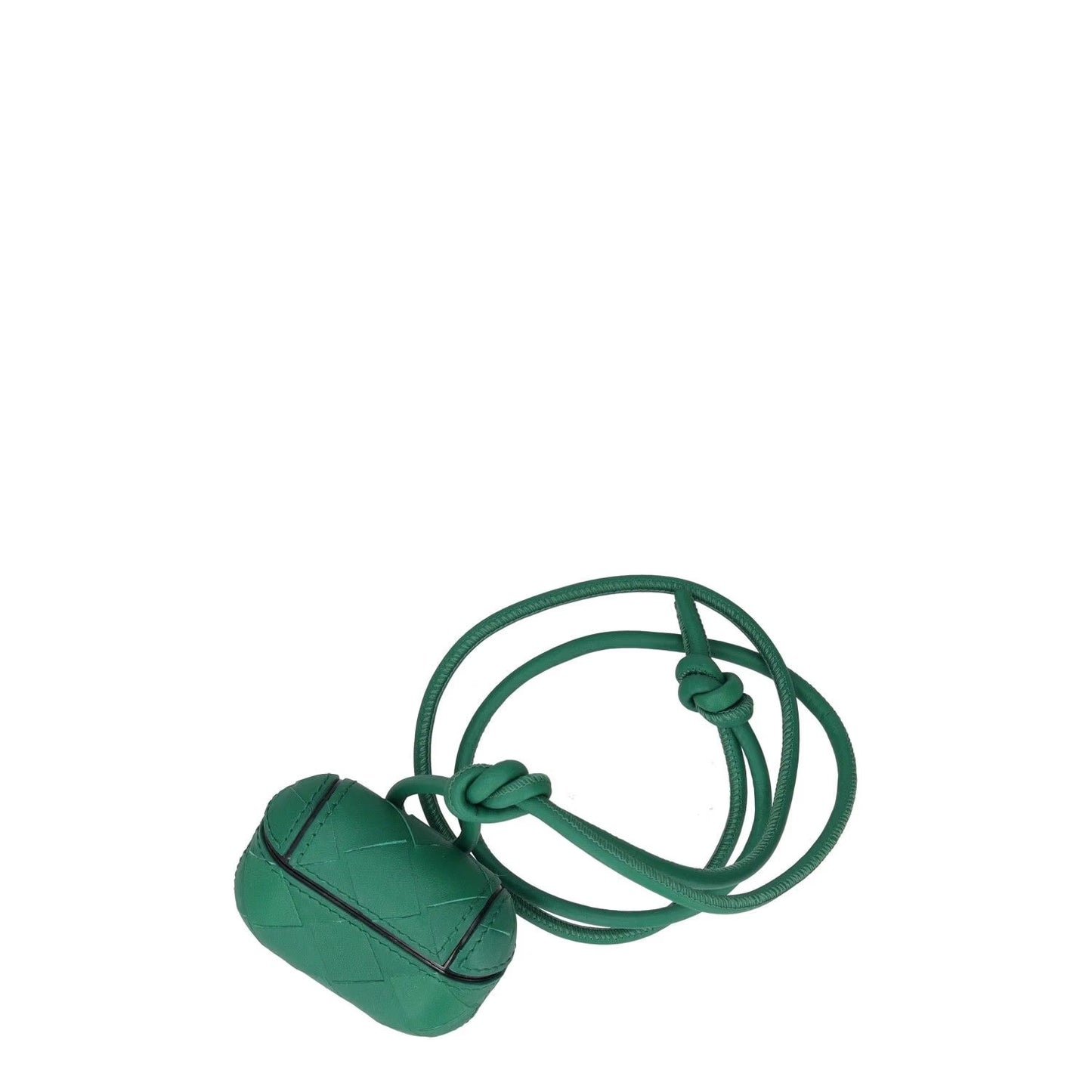 BOTTEGA VENETA Carry Case Strap For Apple AirPods Pro Green Leather OS RRP 470 — View 7