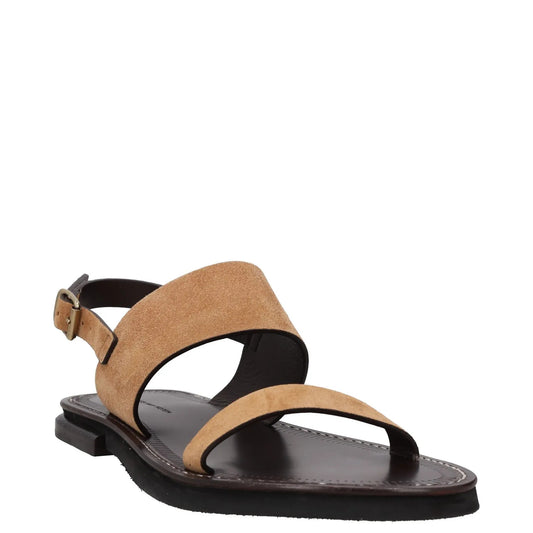 DRIES VAN NOTEN Womens Sandal Brown Leather Strap Buckle Open Toe UK 8 RRP 375 — View 2