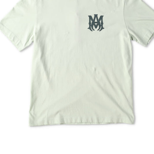 AMIRI Mens Ma Logo T-Shirt Crew Neck Short Sleeve Cotton Green XS RRP 370 — View 2