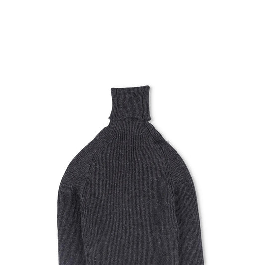 CARCEL Womens Turtle Neck Jumper Baby Alpaca Wool Pullover Grey Size 3 RRP 300 — View 2