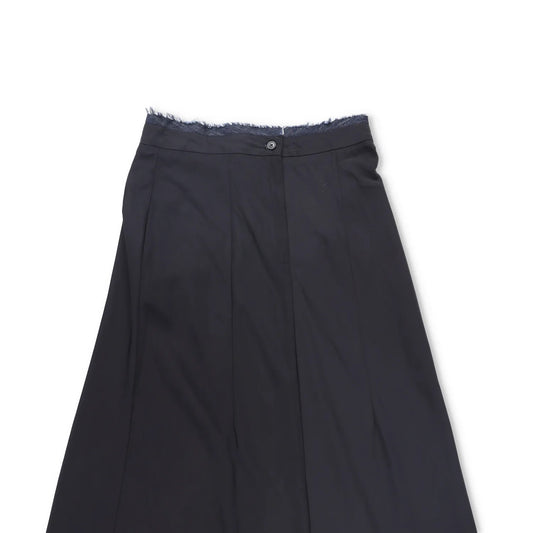 OUR LEGACY Womens A Line Skirt Black Cotton Blend Lightweight Casual RRP 325 — View 2