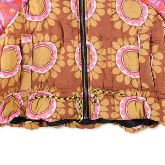 RAVE REVIEW Multicolour Liz Vintage Duvet Jacket Upcycled Cotton Size 36 RRP1750 — View 2