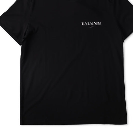BALMAIN Mens Silver Vintage T-Shirt Classic Fit Crew Neck Short Sleeve XL RRP375 — View 2