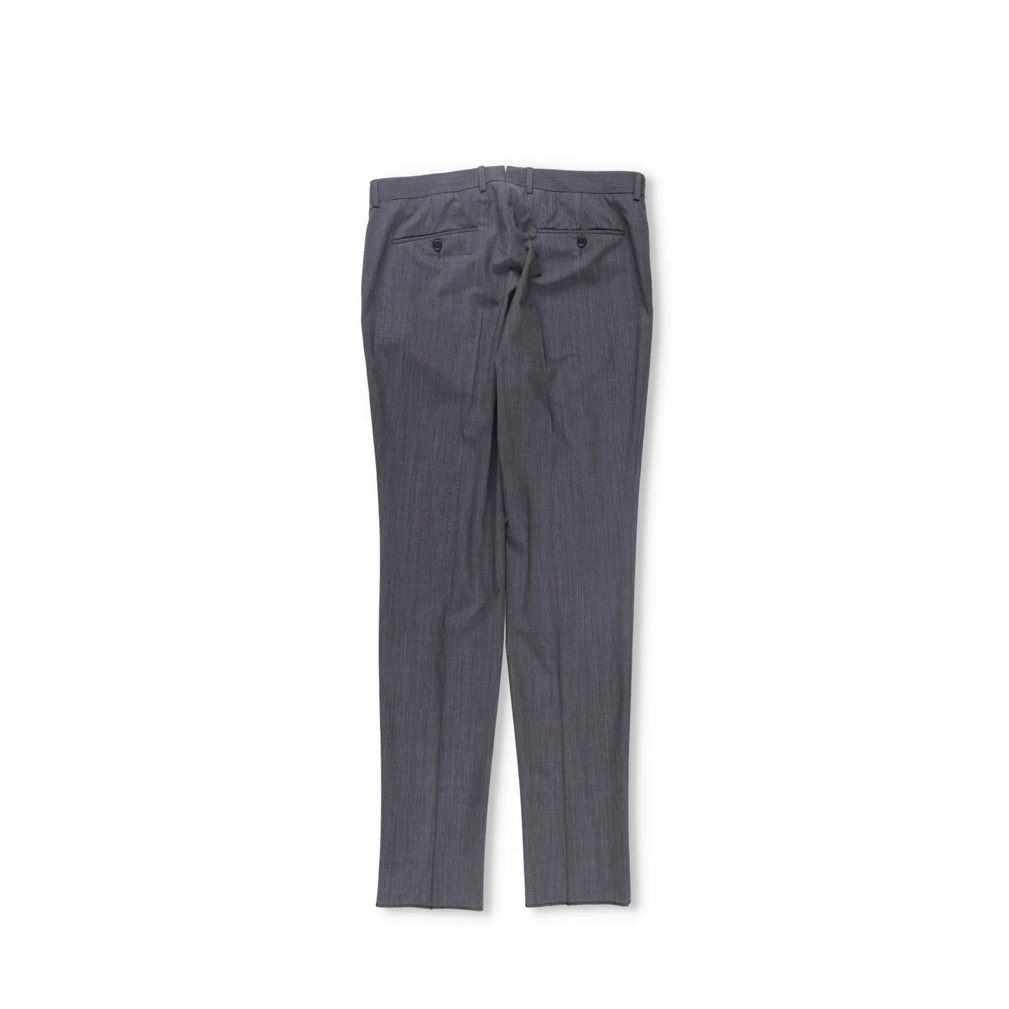 ZEGNA Mens Dress Pants Grey Pleated Flat Front Trousers Wool Blend 50 R RRP 350 — View 8