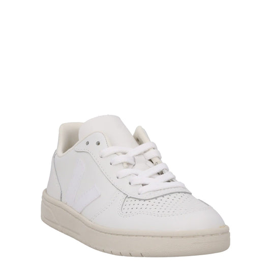 VEJA Womens V-10 Trainers Extra White Leather Low Tops Lace Up UK 2 RRP 140 — View 2