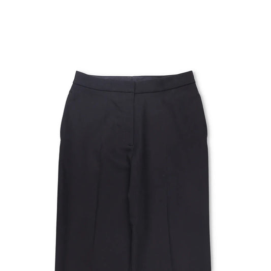 TOVE Womens Amie Tailored Trousers Slim Leg Black Pleated Flat Front 36 RRP 690 — View 2