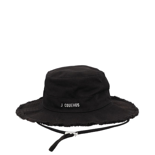 JACQUEMUS Unisex Jacqu Le Bob Artichaut Hat Black Logo Strap Size L RRP 125 — View 2
