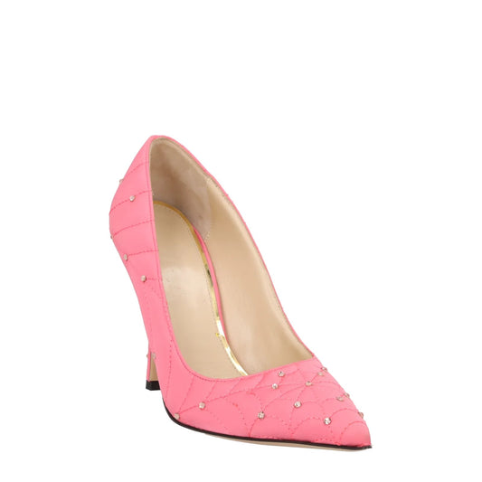 CHARLOTTE OLYMPIA Womens Bacall Pump Satin Court Shoes Pink UK 6 RRP 615 — View 2