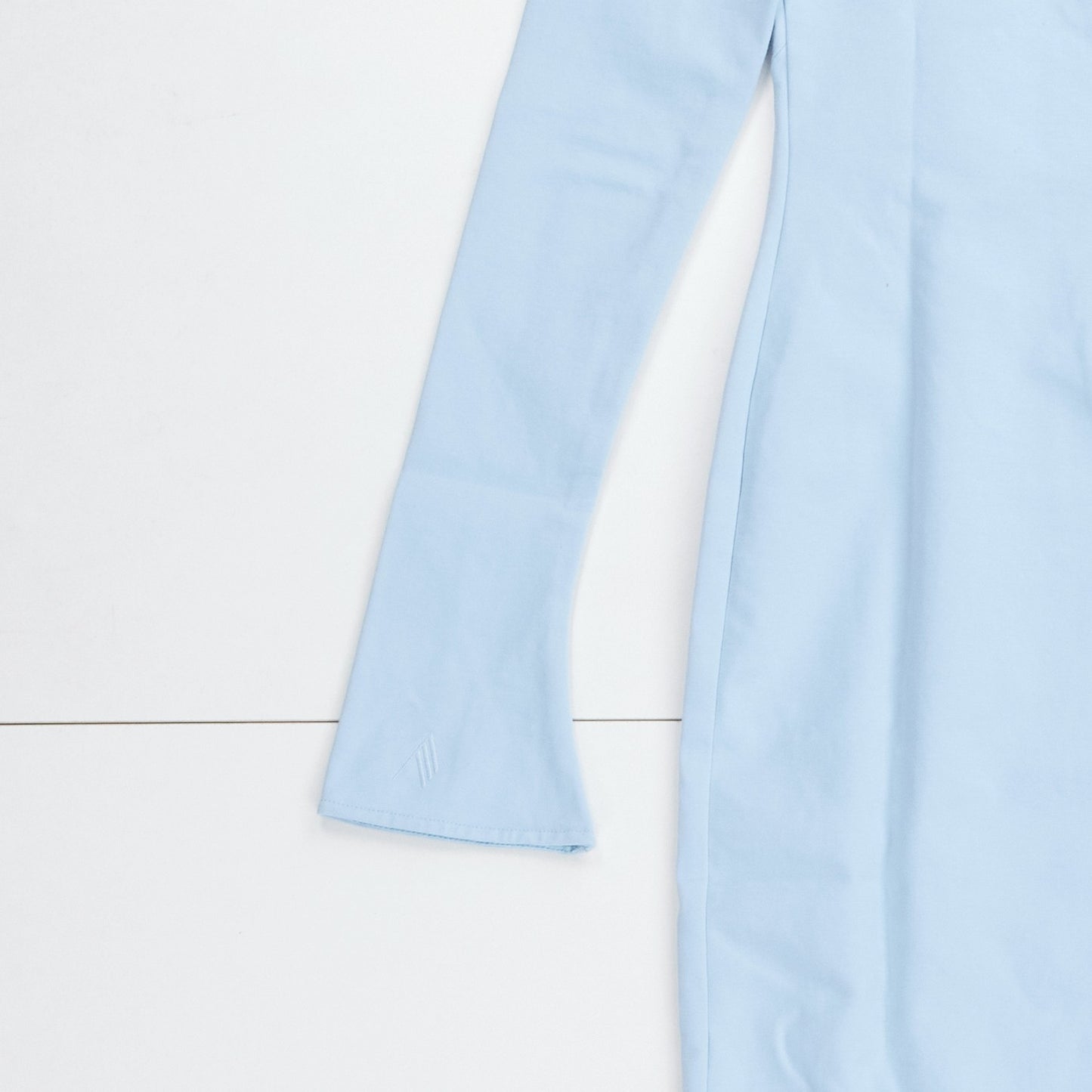 THE ATTICO Light Blue Maxi Dress Slit Blue Lawrence Size 40 RRP850 — View 10