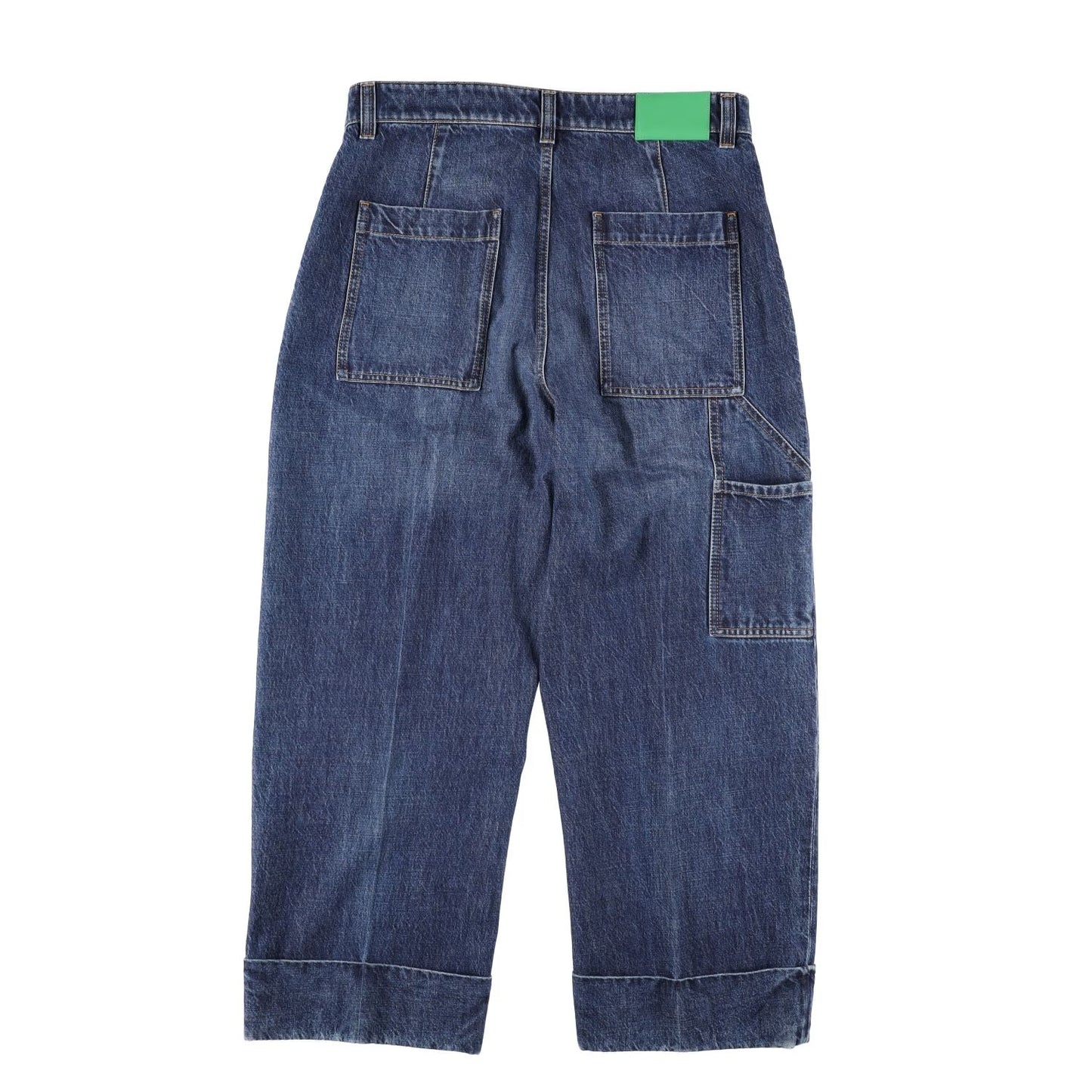 BOTTEGA VENETA Womens Jeans Straight High Waist Ankle Length Denim 40 RRP 860 — View 11