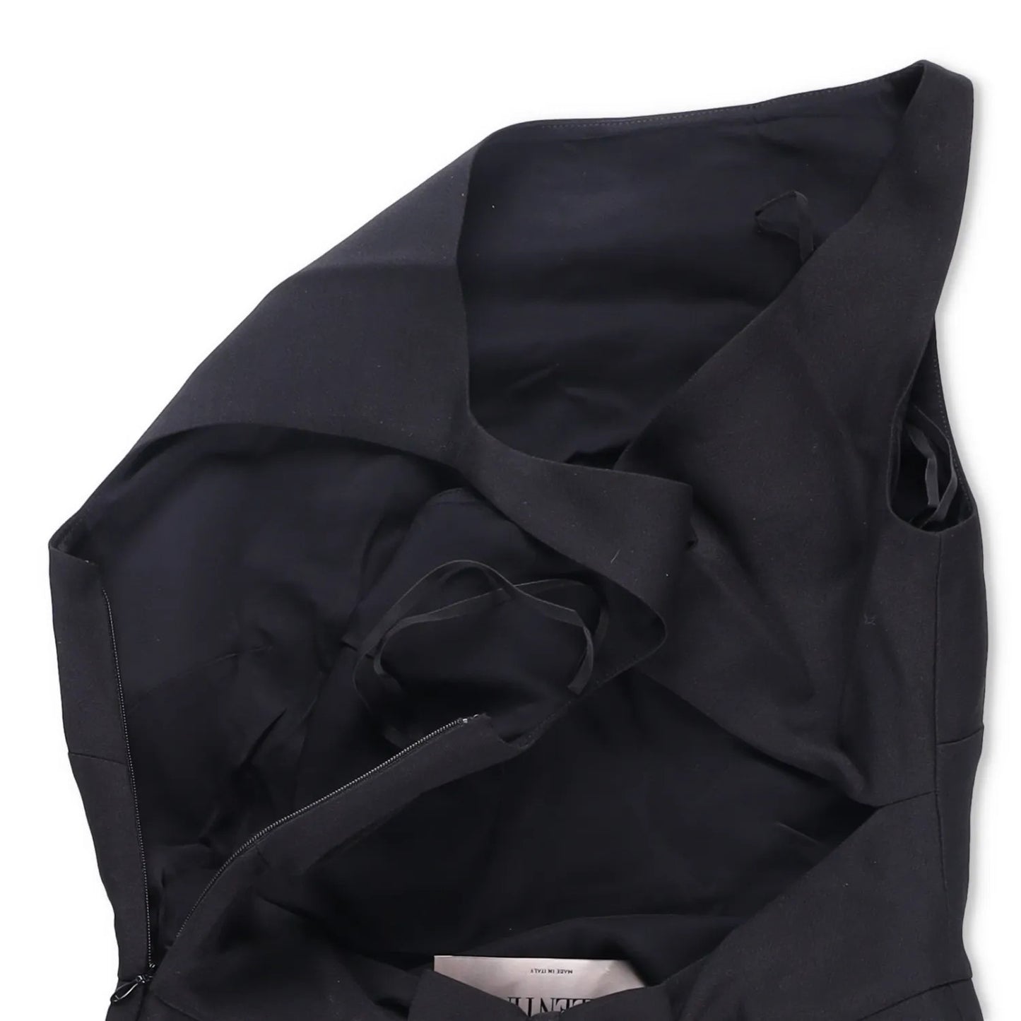 VALENTINO Womens Dress Black Sleeveless Knee Length Boat Neck Pullover RRP 400 — View 8