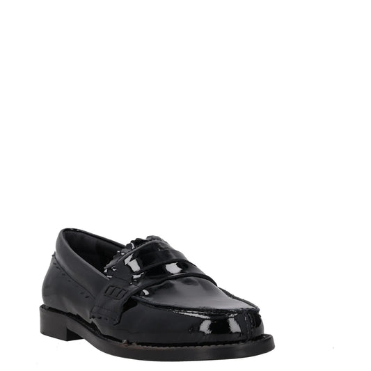 GOLDEN GOOSE Womens Flats Black Patent Leather Slip On Round Toe UK3 RRP 440 — View 2