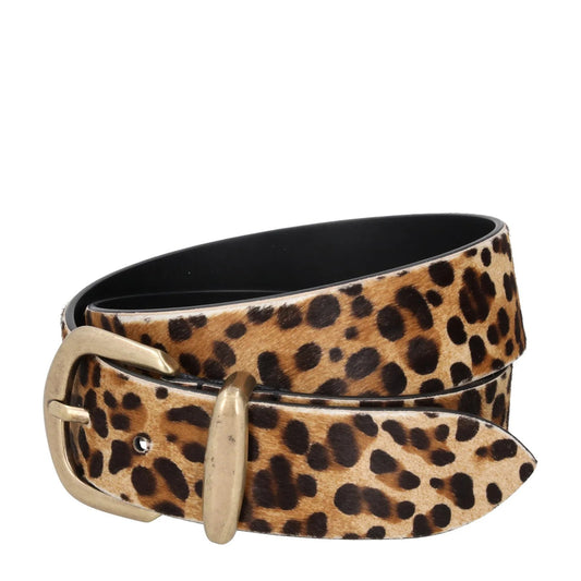 DOLCE & GABBANA Womens Waist Belt Leopard Print Gold Buckle Size 80 RRP 350 — View 2