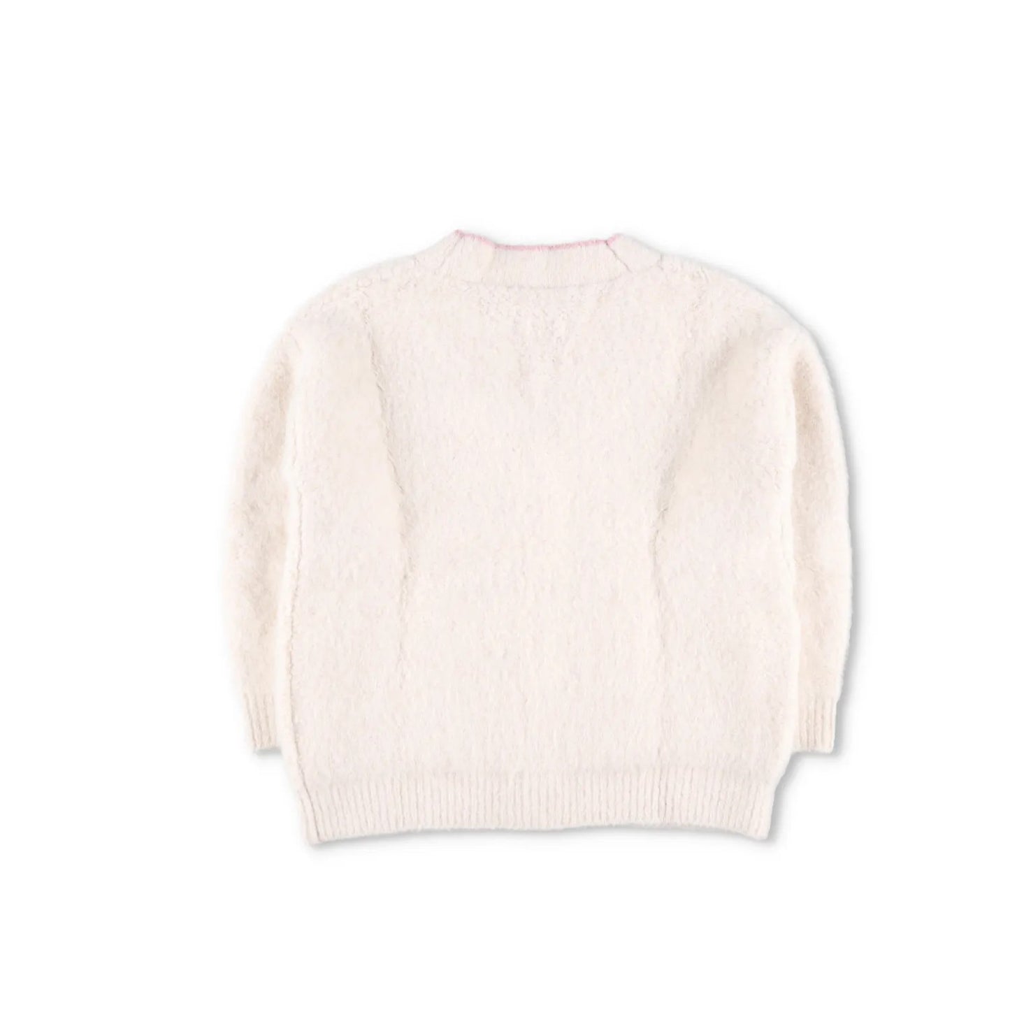 B + AB Womens Jumper Cardigan V-Neck Button Knit Pink Edge Size S RRP 350 — View 7