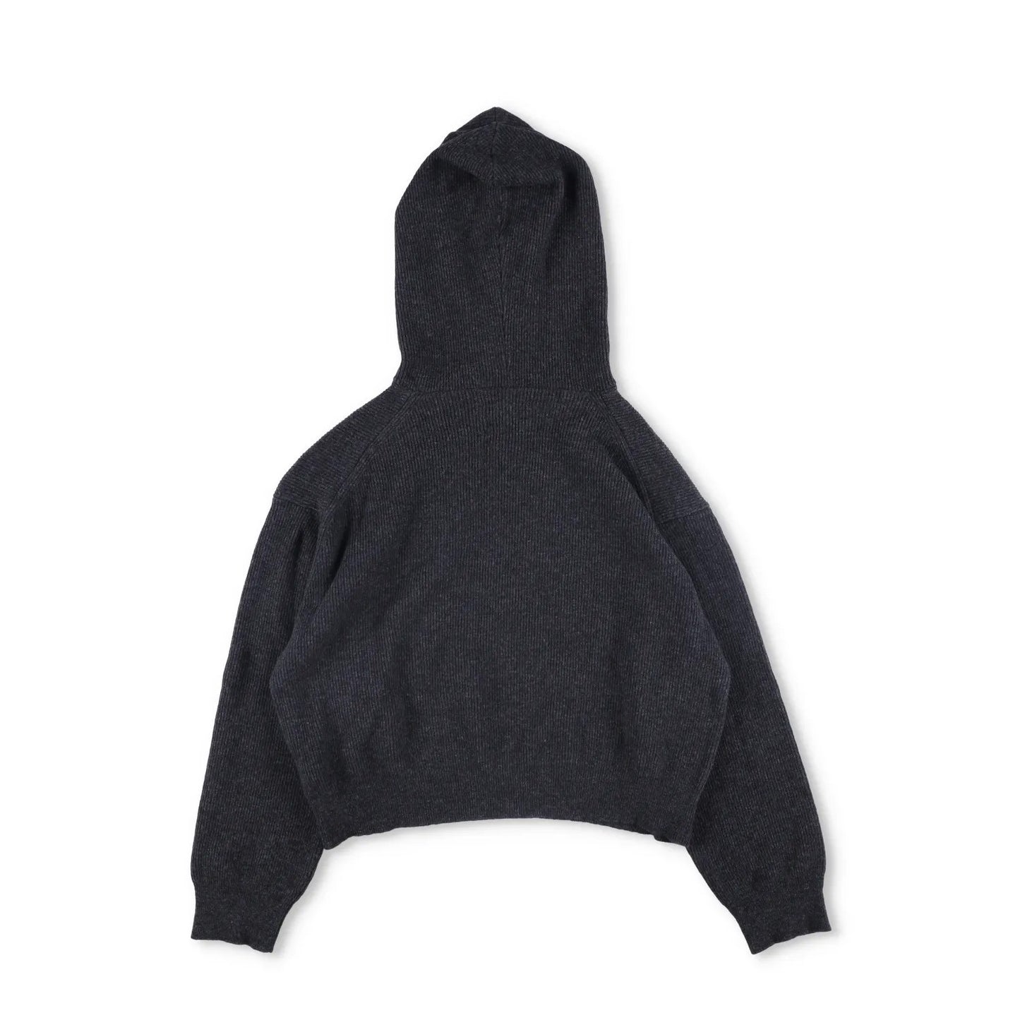 NANUSKHA Womens Cropped Hoodie Grey Front Pocket Pullover Size S RRP 320 — View 9