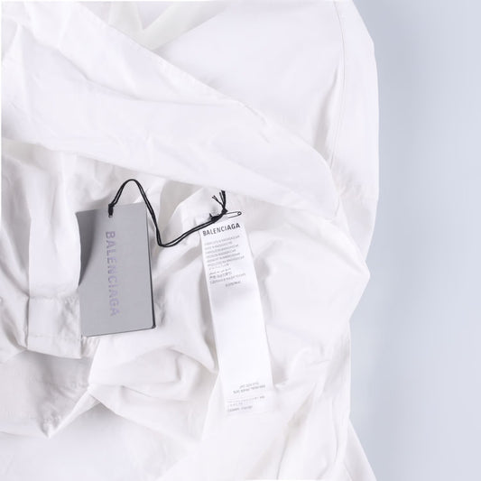 BALENCIAGA OWN BUY Womens Layered Shirt Button-Up White Size 3 RRP 1219.9 — View 2