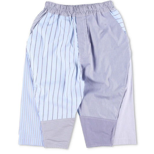 BY WALID Mens Shorts Cotton Multicoloured Patchwork Elastic Waist Size S RRP 400 — View 2
