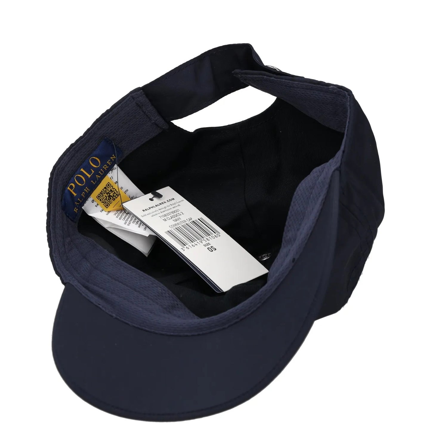 POLO RALPH LAUREN Mens Baseball Cap Navy Blue Adjustable Front Logo Size M RRP65 — View 7