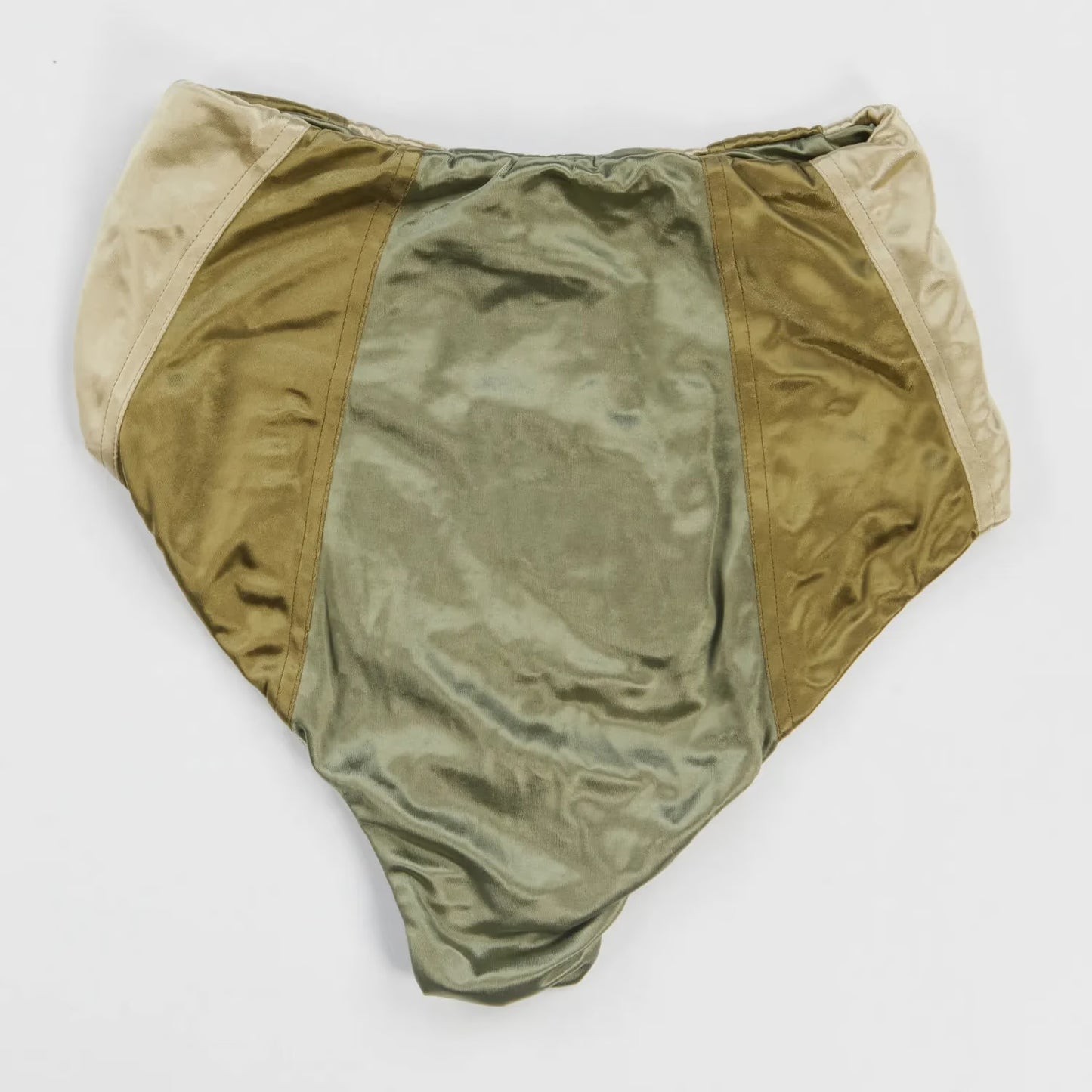 ISA BOULDER Womens Reversible High Waisted Green Course Bikini Bottoms S RRP 125 — View 6