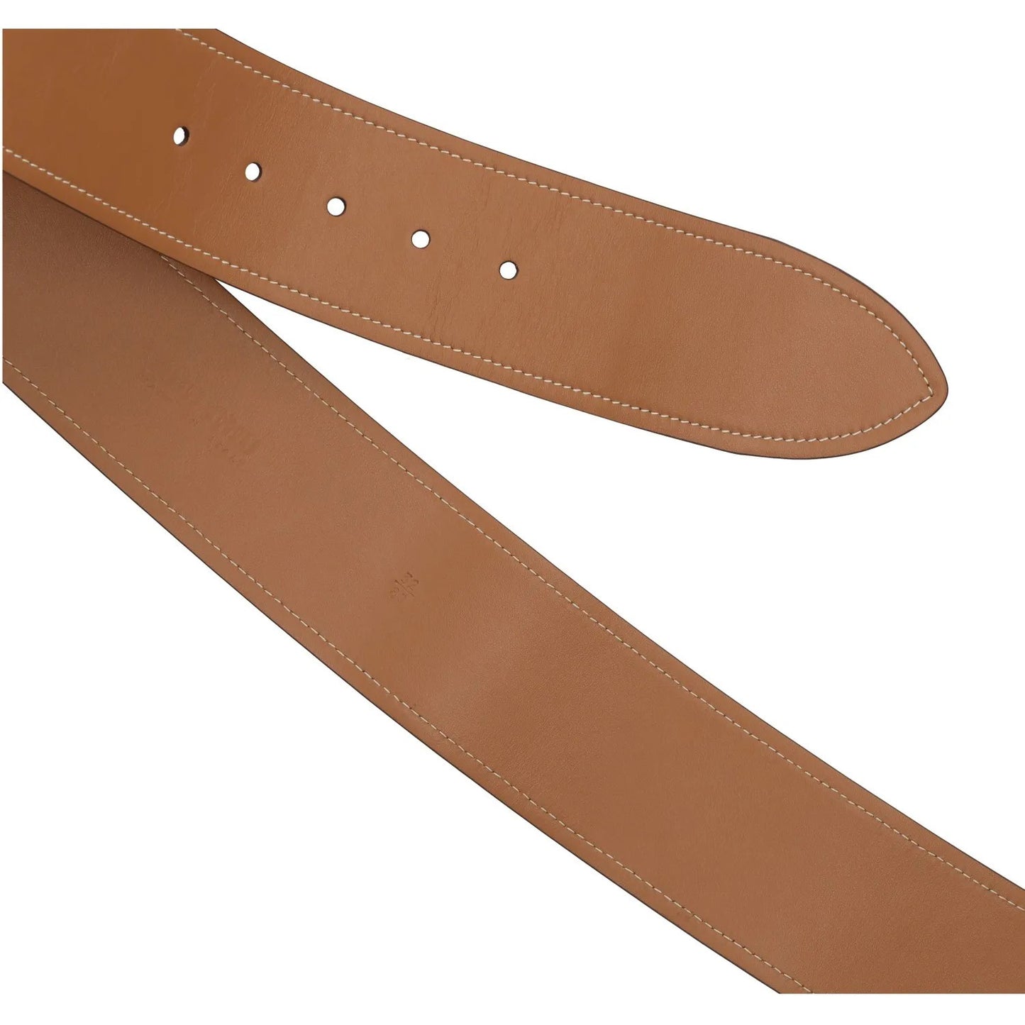 MIU MIU Womens Waist Belt 6Cm Wide Calf Leather Brown Gold Hardware 80 RRP 535 — View 12