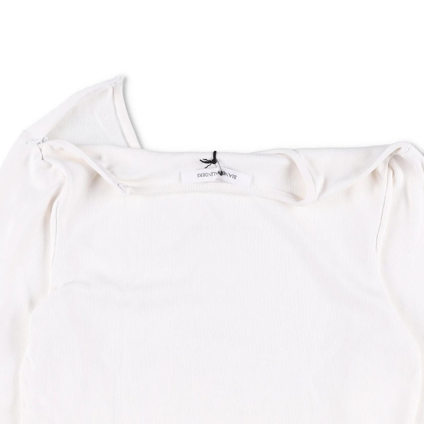 BIANCA SAUNDERS Mens Jumper Knit Y Neck Long Sleeve White Size M RRP 320 — View 7