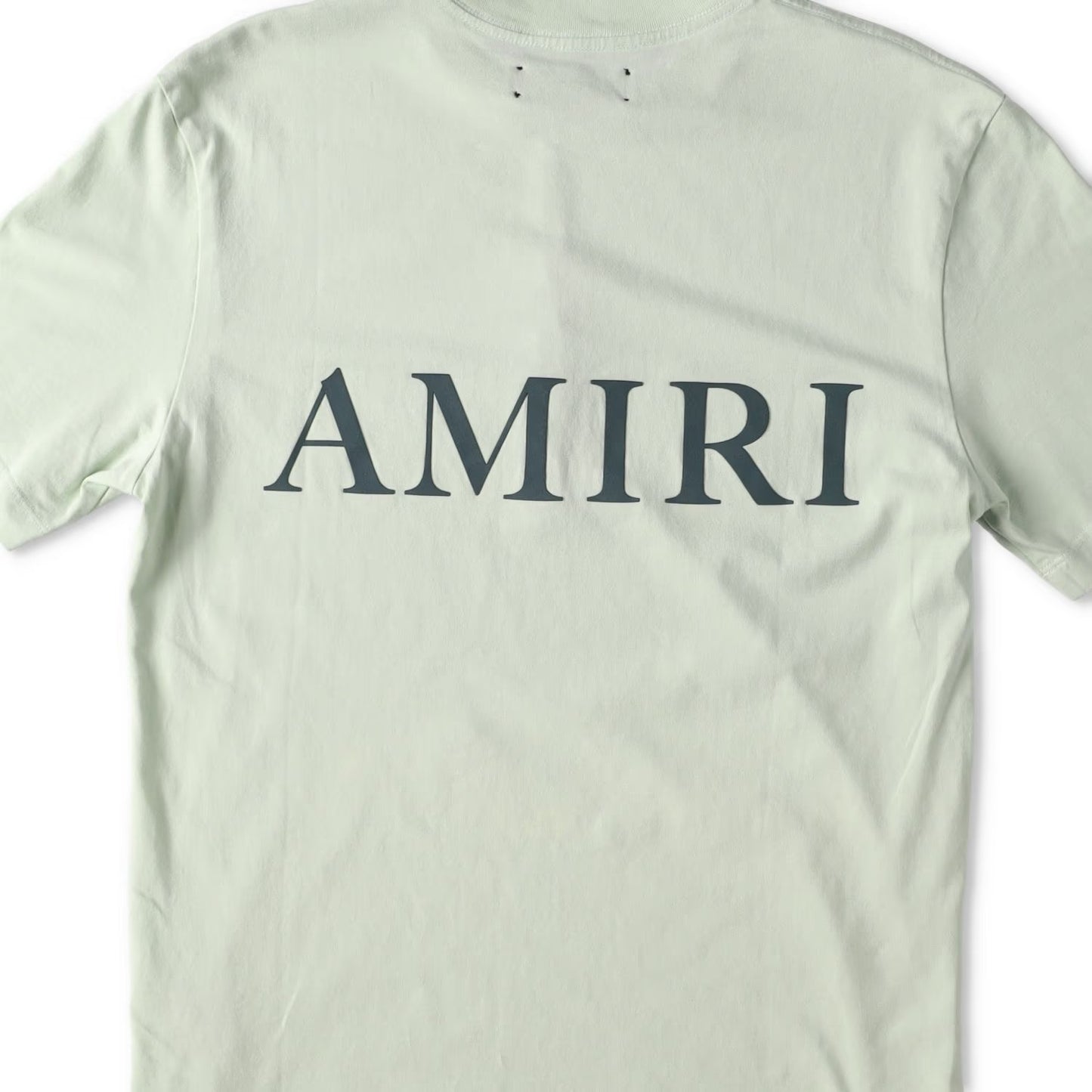 AMIRI Mens Ma Logo T-Shirt Crew Neck Short Sleeve Cotton Green XS RRP 370 — View 11