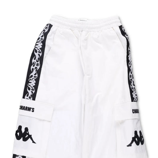 CHARMS x KAPPA Womens Track Pants White Black Trousers Logo Size S RRP 150 — View 2