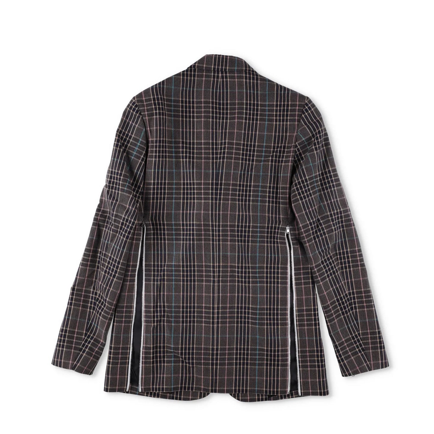 RAF SIMONS Mens Plaid Cotton Blend Jacket Multicoloured Casual RRP 750 — View 13