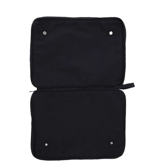 ZEGNA Mens Packaway Bagpack Navy Blue Rayon Front Logo Handle Size M RRP 245 — View 2