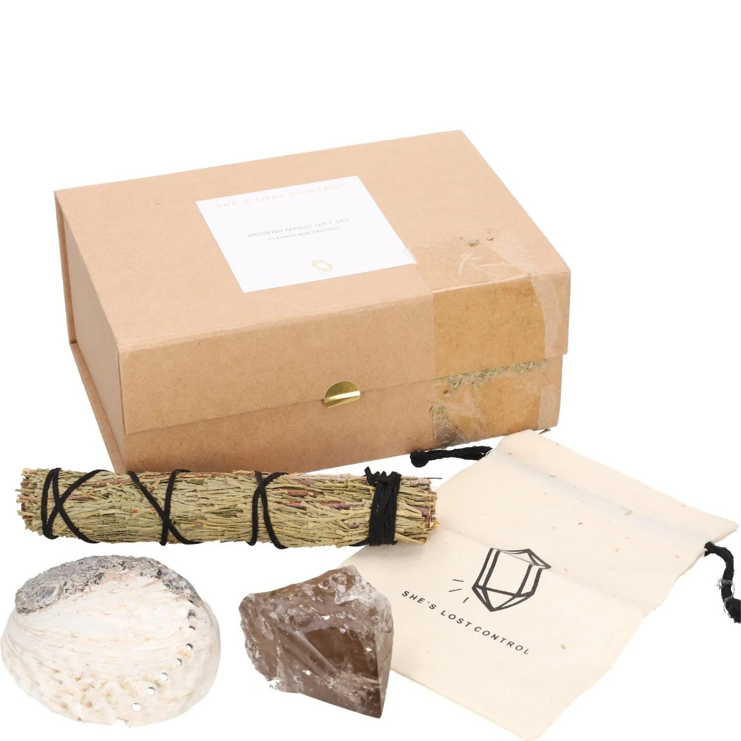 She's Lost Control Cleanse + Protect Giftset Incense Crystal Sage OS RRP 165 — View 3