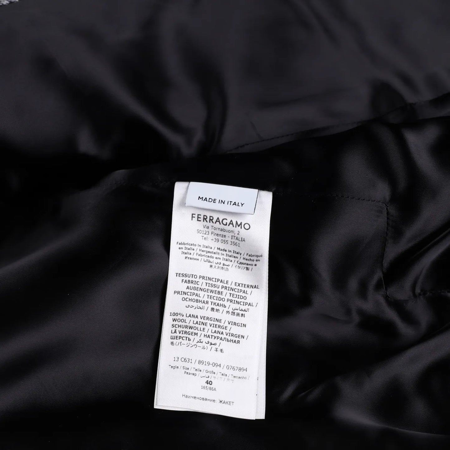 SALVATORE FERRAGAMO Womens Blazer Jacket Collare Pockets Grey 40 RRP 2635 — View 7
