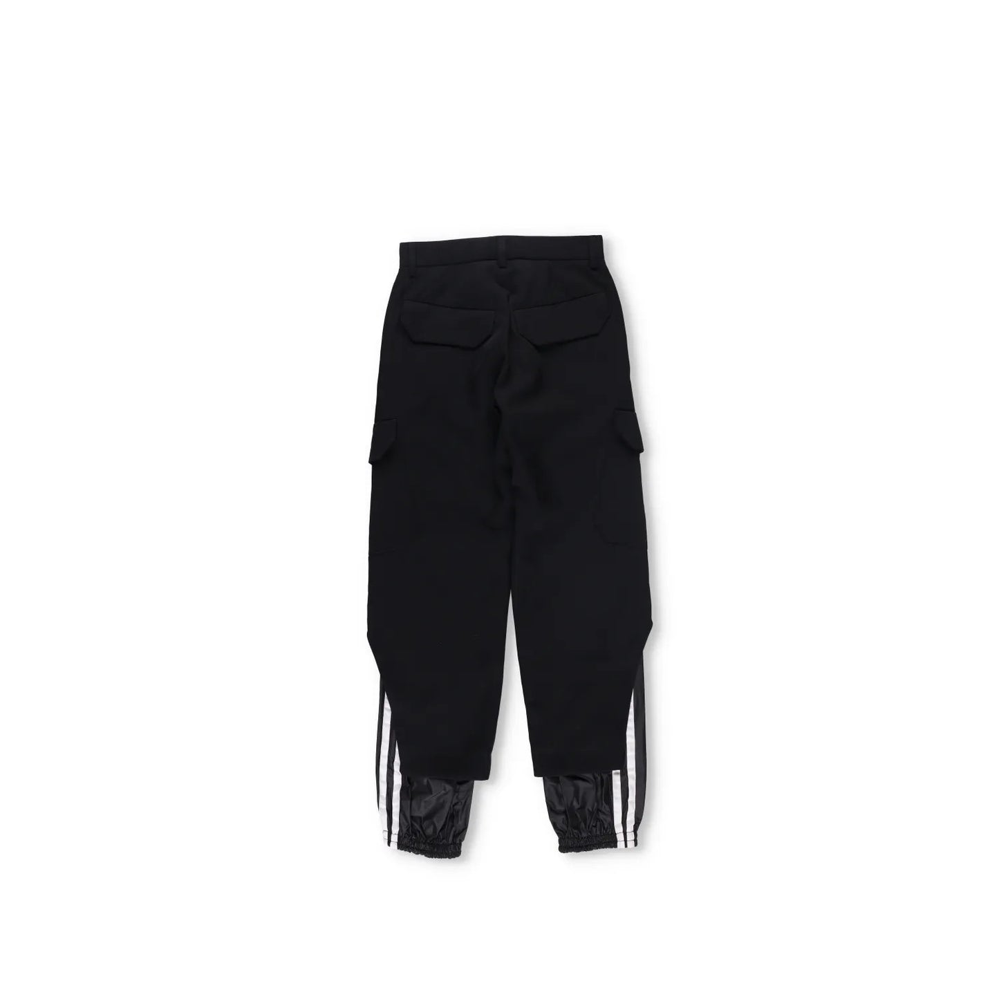 DELADA Mens Cargo Trousers Black Wool Blend Elastic Cuffs Size 25 RRP 250 — View 11