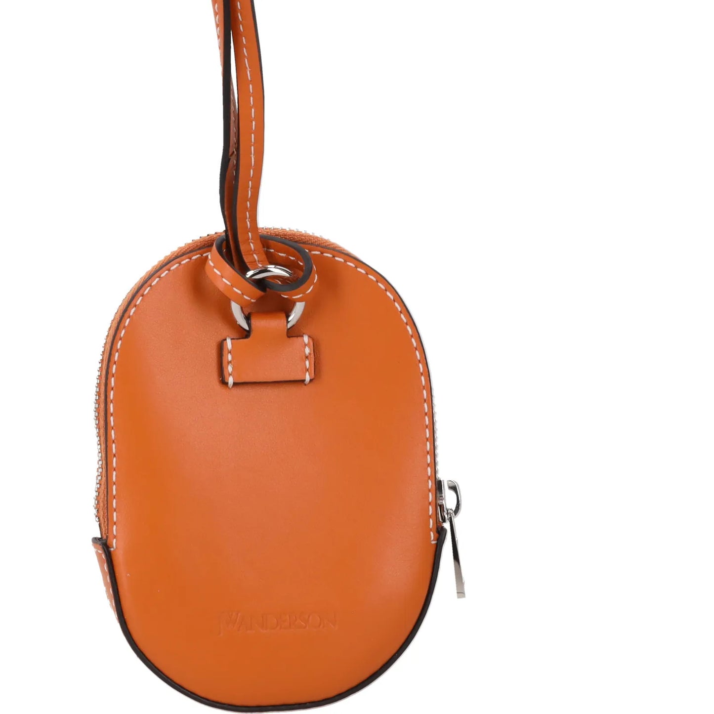 J.W. ANDERSON Womens Nano Cap Crossbody Bag Leather Ginger Size S RRP 295 — View 9