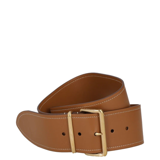 MIU MIU Womens Waist Belt 6Cm Wide Calf Leather Brown Gold Hardware 80 RRP 535 — View 2