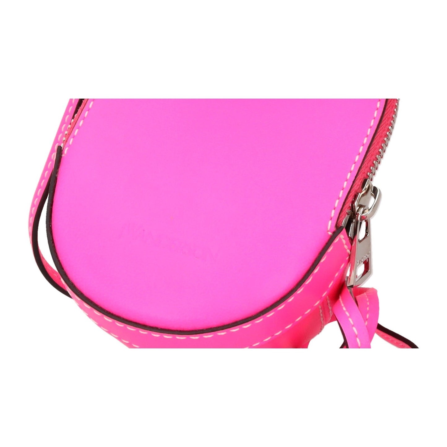 JW ANDERSON Leather Pink Mini Nano Bag Coin Purse Handbag Neon RRP360 — View 10