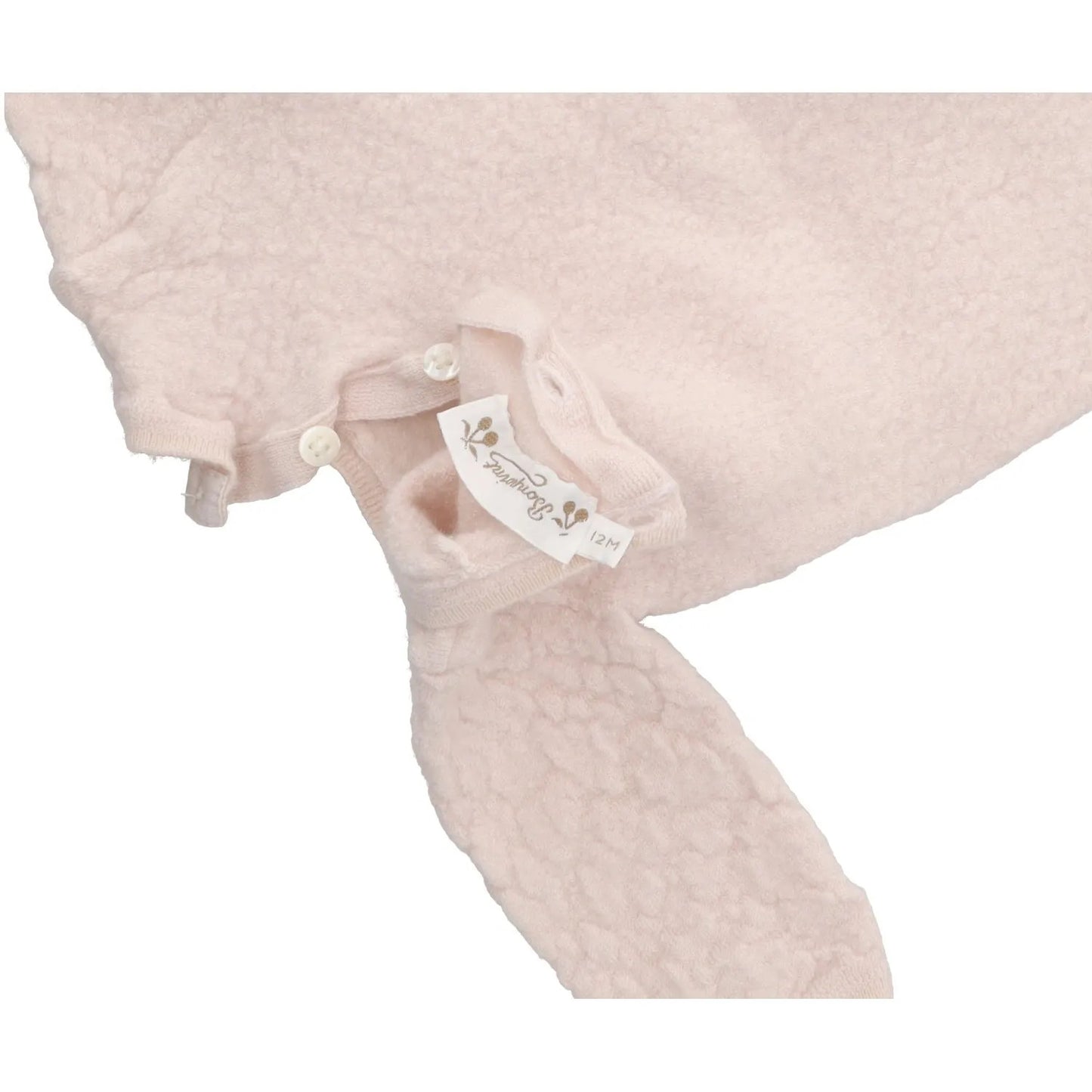 BONPOINT Baby Girl Combinaison Tilouana Romper Pink One-Piece 12 Months RRP 146 — View 5