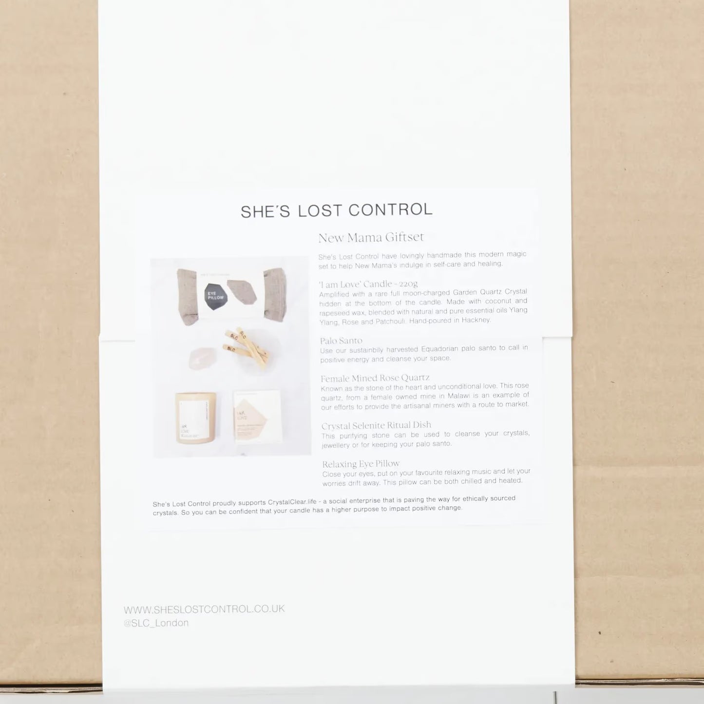 SHES LOST CONTROL New Mama Gift Set Wax Candle Eye Pillow & More OS RRP 195 — View 19