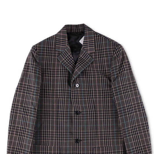 RAF SIMONS Mens Plaid Cotton Blend Jacket Multicoloured Casual RRP 750 — View 2