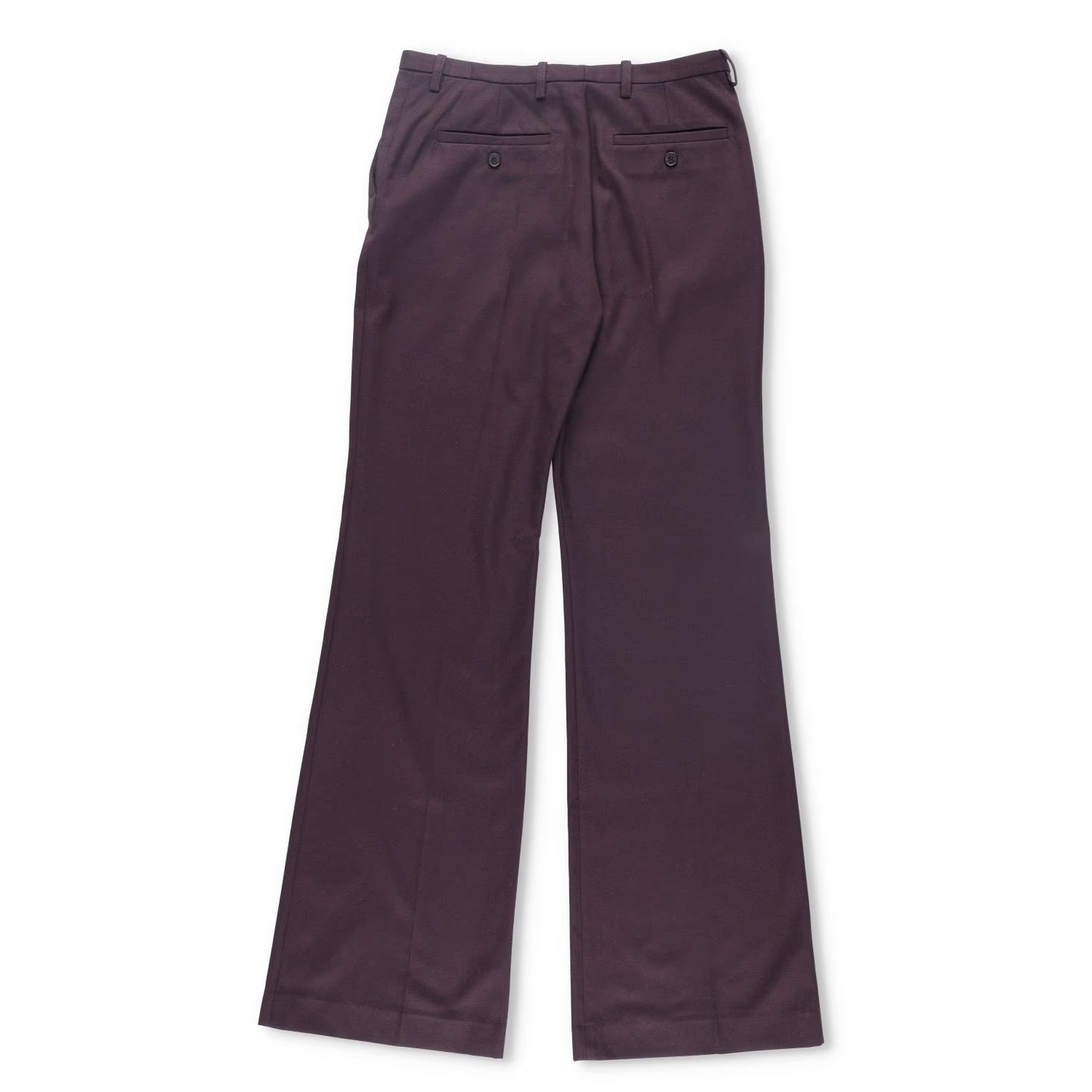 FRANKIE SHOP Womens Lyra Flared Pants Purple Flat Front Zipped Size S RRP 212.1 — View 9