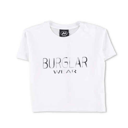 MOWALOLA Womens T-Shirt Short Sleeve Crew Neck Thin Burglar Wear White M RRP 135 — View 2