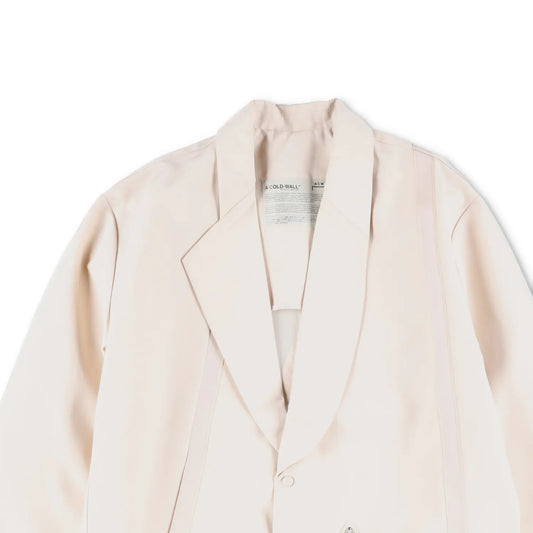 A COLD WALL Mens Blazer Beige Polyester Regular Fit Assymetric Size M RRP 550 — View 2