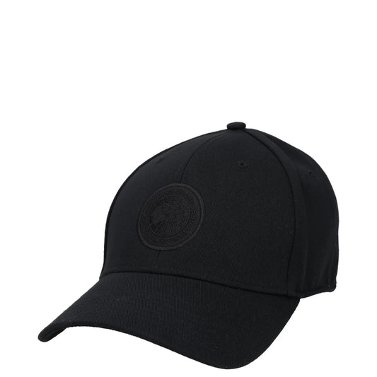 CANADA GOOSE Mens Tonal Cap Baseball Hat Black Front CG Logo Size M RRP 250 — View 2