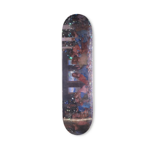 SARA SHAKEEL Skateboard Deck Wood Painting Design Multicoloured Size 8.25 RRP150 — View 2